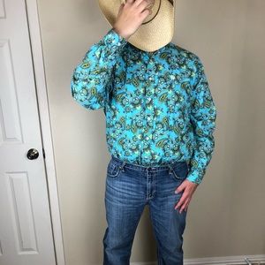 Cinch Paisley Button Up
